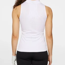 J.Lindeberg Leylo Sleeveless Top Vit White Outlet
