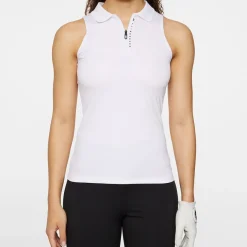 J.Lindeberg Leylo Sleeveless Top Vit White Outlet