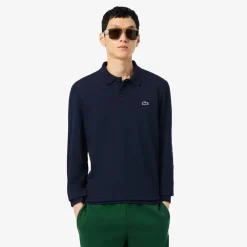 Lacoste Long Sleeve Blå Navy (166) Discount