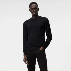 J.Lindeberg Lyle Merino Crew Neck Sweater Svart Black Hot