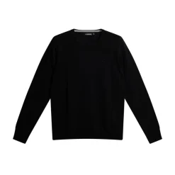 J.Lindeberg Lyle Merino Crew Neck Sweater Svart Black Hot