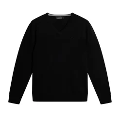 J.Lindeberg Lymann Merino V-Neck Sweater Svart Black Online