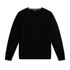 J.Lindeberg Lymann Merino V-Neck Sweater Svart Black Online