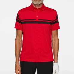 J.Lindeberg Mads Polo Barbados-Cherry Outlet