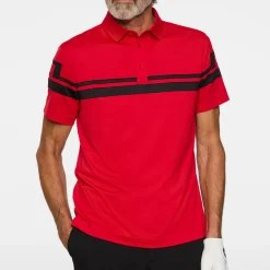 J.Lindeberg Mads Polo Barbados-Cherry Outlet