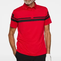 J.Lindeberg Mads Polo Barbados-Cherry Outlet