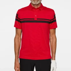 J.Lindeberg Mads Polo Barbados-Cherry Outlet