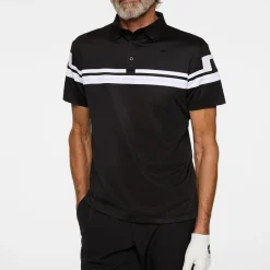 J.Lindeberg Mads Polo Svart Black Clearance