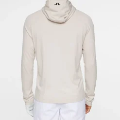 J.Lindeberg Mario Quarter Zip Hood Moonbeam Outlet