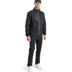 Abacus M Bounce Raintrousers Shorter Svart 600-Black Hot