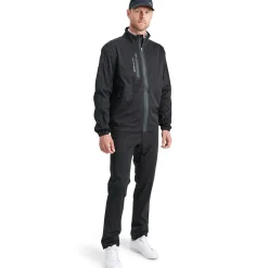 Abacus M Bounce Raintrousers Svart 600-Black Discount