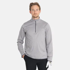 Abacus M Budock Midlayer Grå 702-Lt.Greymelange Online