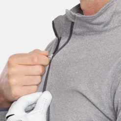 Abacus M Budock Midlayer Grå 702-Lt.Greymelange Online