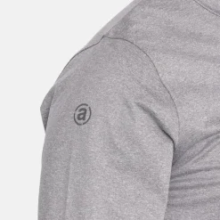 Abacus M Budock Midlayer Grå 702-Lt.Greymelange Online