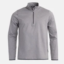 Abacus M Budock Midlayer Grå 702-Lt.Greymelange Online