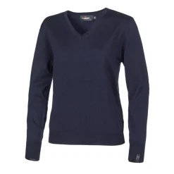 Ivanhoe Merino V-Neck Blå Navy (022) Hot