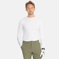 Bogeys & Birdies M First Layer LS Tee Vit White Discount