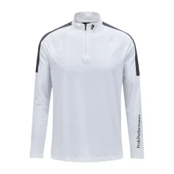 Peak Performance M Half Zip Baselayer White-Motion Grey- New