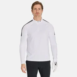 Peak Performance M Half Zip Baselayer White-Motion Grey- New