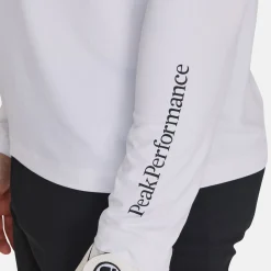 Peak Performance M Half Zip Baselayer White-Motion Grey- New