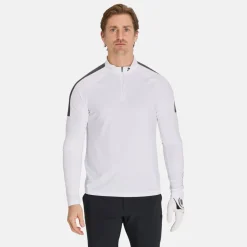 Peak Performance M Half Zip Baselayer White-Motion Grey- New