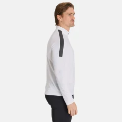 Peak Performance M Half Zip Baselayer White-Motion Grey- New