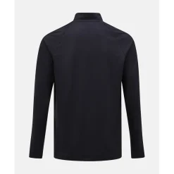 Peak Performance M Half Zip Baselayer Black-Motion Grey- Hot