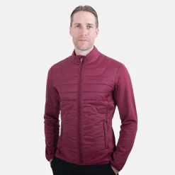 Bogeys & Birdies M Hybrid Padded Jkt Röd Burgundy Sale