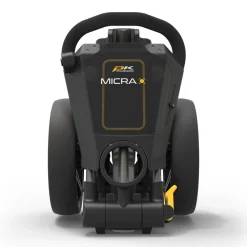 PowaKaddy Micra Push Trolley Gunmetal New