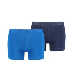 Puma Microfiber Boxer Blå Navy/Blue (002) Clearance