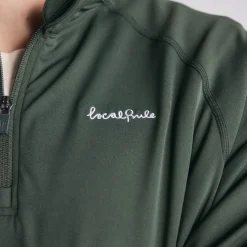 Local Rule Midlayer Q-Zip Deep Forrest Green Sale