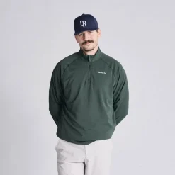 Local Rule Midlayer Q-Zip Deep Forrest Green Sale