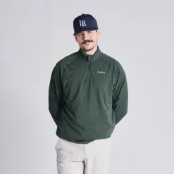 Local Rule Midlayer Q-Zip Deep Forrest Green Sale
