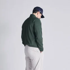 Local Rule Midlayer Q-Zip Deep Forrest Green Sale