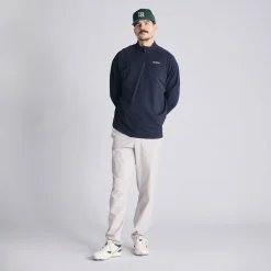 Local Rule Midlayer Q-Zip Blå Dark Navy Sale