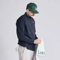 Local Rule Midlayer Q-Zip Blå Dark Navy Sale