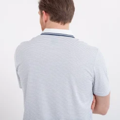 Callaway Mini Stripe Polo Vit Vit (100) New
