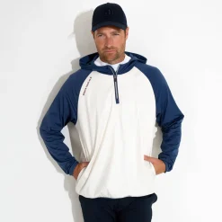 Abacus M Kingsbarns Hybrid Hoodie 311-Steelblue New