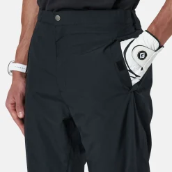 Abacus M Links Raintrousers Shorter Svart Black New