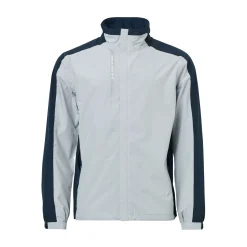Abacus M Links Stretch Rainjacket Grå 373-Navy-Lt.Grey Discount