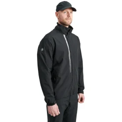 Abacus M Links Stretch Rainjacket Svart 600-Black New