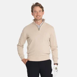 Abacus M Louth Knitted Windstopper 151-Sandmelange New