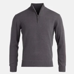 Abacus M Louth Knitted Windstopper Grå 670-Dk.Greymelange Online