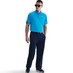 Nike M Nk Df Tour Polo Print Laser Blue-White Best