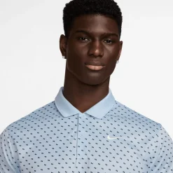 Nike M Nk Df Victory+ Polo Prt Lt Armory Blue-White Hot