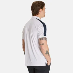 Peak Performance M Player Polo White-Salute Blue- Best