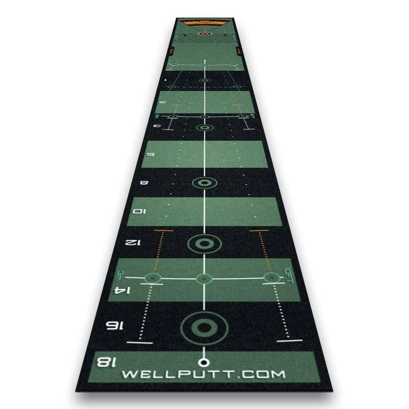 Wellputt 4M Putting mat GREEN ( 13ft) Clearance