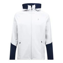 Peak Performance M Rider Essentials Zip Hood Antarctica-Blue Shadow- Outlet