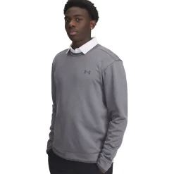 Under Armour M Sweater Fleece Crew Grå Grå (Castlerock 025)
