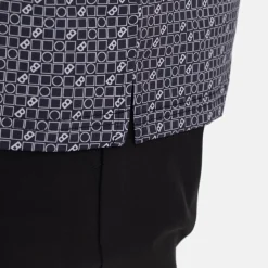 Bogeys & Birdies M Tech Pique Micro AOP Svart Black Online